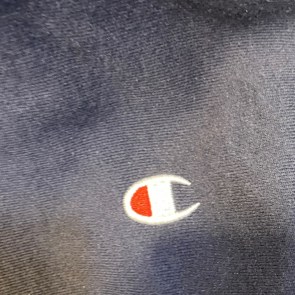 Champion Dark Blue Pullover Hoodie - Picture 2 of 2